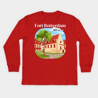 Fort Rotterdam Kids Long Sleeve T-Shirt